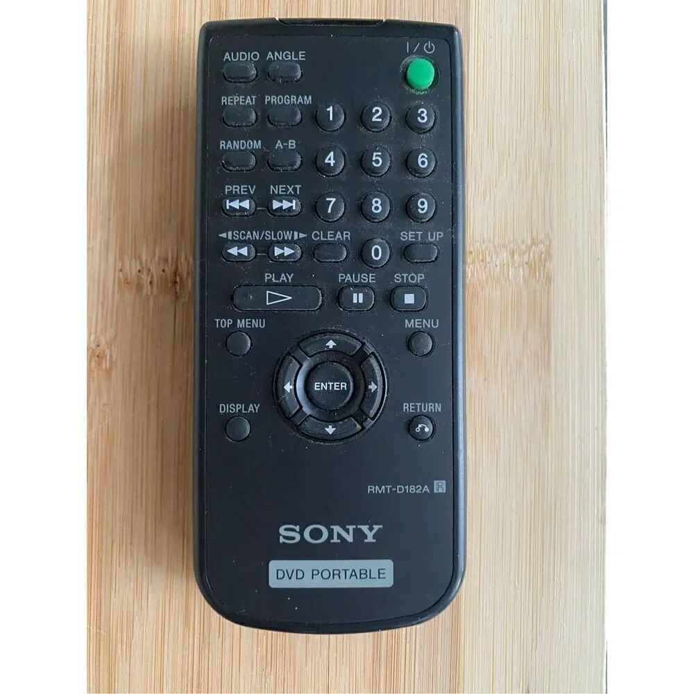 Sony RMT-D182A Remote Control For Portable DVD Players